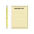 KISS DISCO GROCERY LIST AND PENCIL
